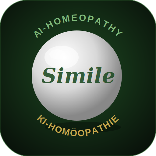 Simile – AI-Homeopathy / KI-Homöopathie, das Logo von Homœo Consult